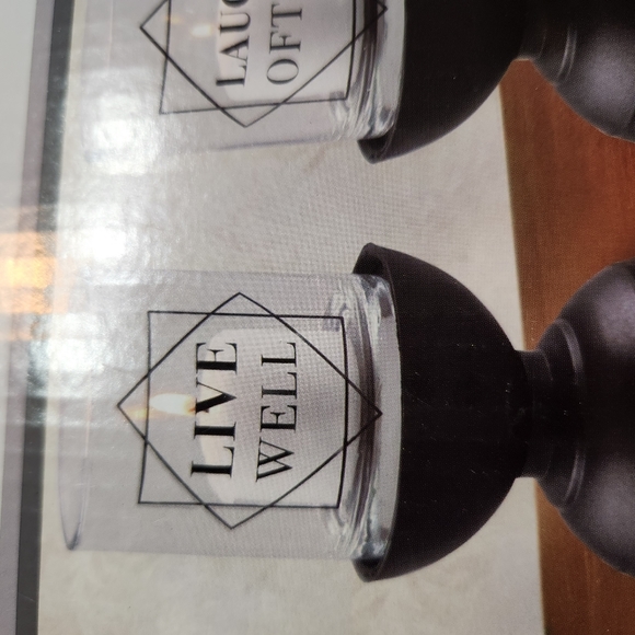 NIB. True Living Essentials 6 Piece Votive Candle Holder Set - Picture 2 of 5